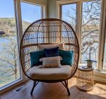 Lake View with Round Chair